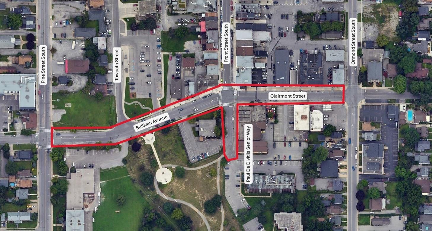 Sullivan Clairmont Map